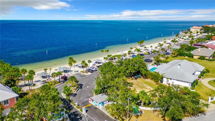 Private beach and Gulf of Mexico