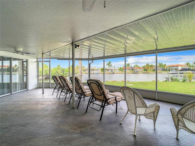 Porch has view of waterfront