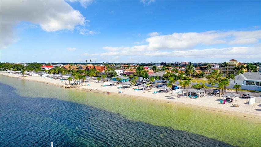 Private beach and Gulf of Mexico