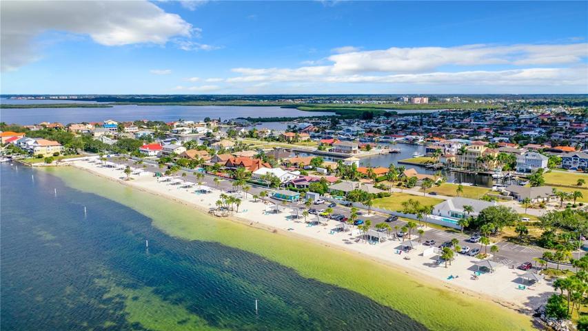 Private beach and Gulf of Mexico