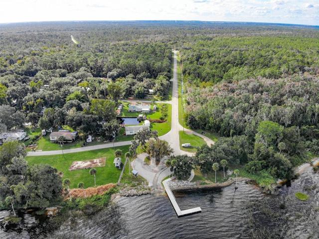 Boat Ramp dock with a view looking back towards Lake Walk-In-Water Road.