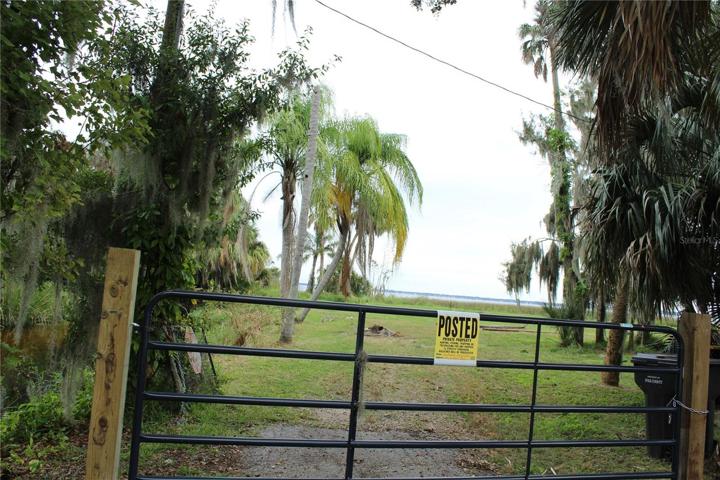 Lot is located at the end of a paved road