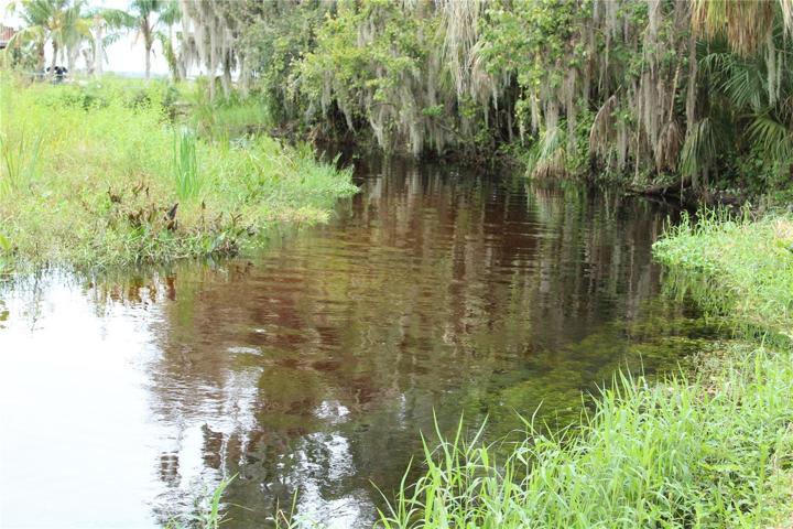 View of the canal.  Lot has 288' of canal frontage.