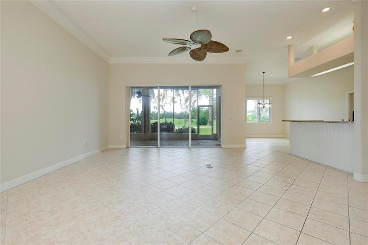open to golf course view
