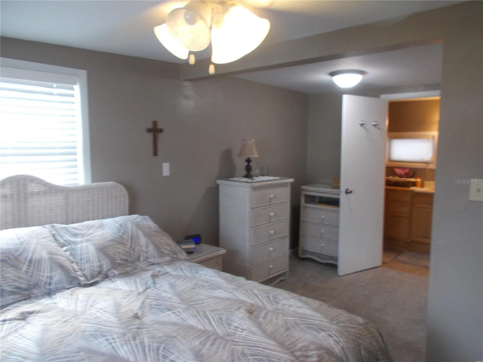Master Bedroom showing door to Master Bathroom