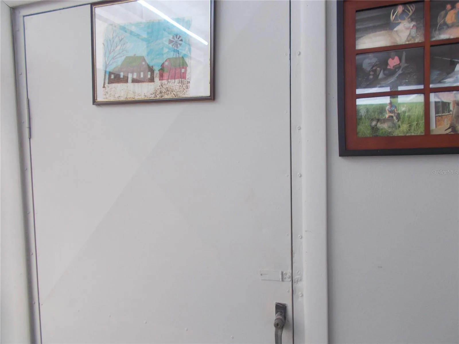 Door to shed