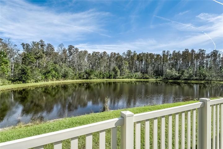 Water view from back yard.