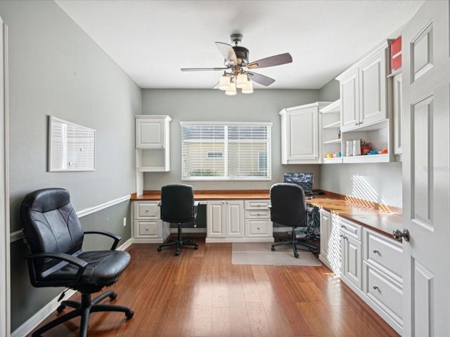 Office with built ins