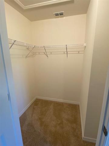 Primary walk in closet