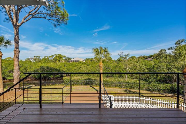Backyard Deck overlooking Canal