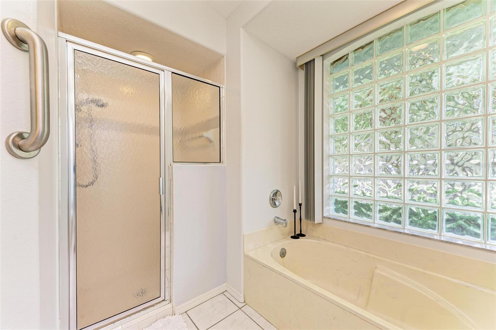 Separate shower
