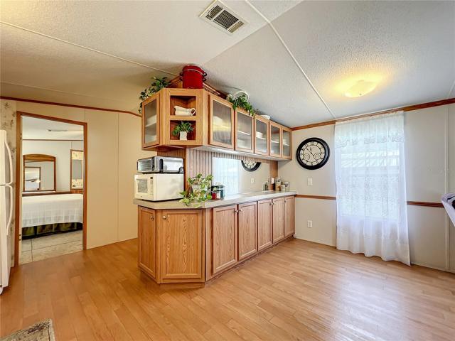 Lots of cabinets and storage space