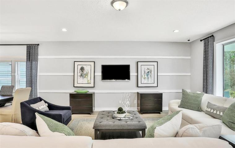 Model Home Design Only. Pictures and furnishings are for illustrative purposes only. Elevations, colors and options may vary. Furniture is for model home staging only.