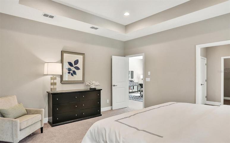 Model Home Design Only. Pictures and furnishings are for illustrative purposes only. Elevations, colors and options may vary. Furniture is for model home staging only.