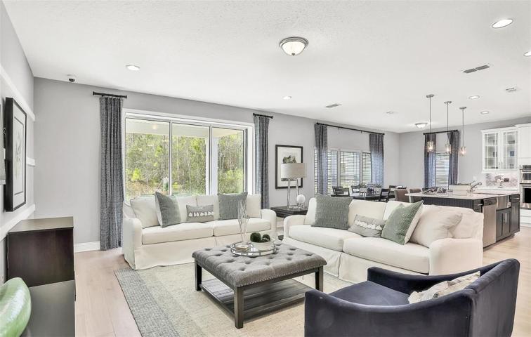 Model Home Design Only. Pictures and furnishings are for illustrative purposes only. Elevations, colors and options may vary. Furniture is for model home staging only.