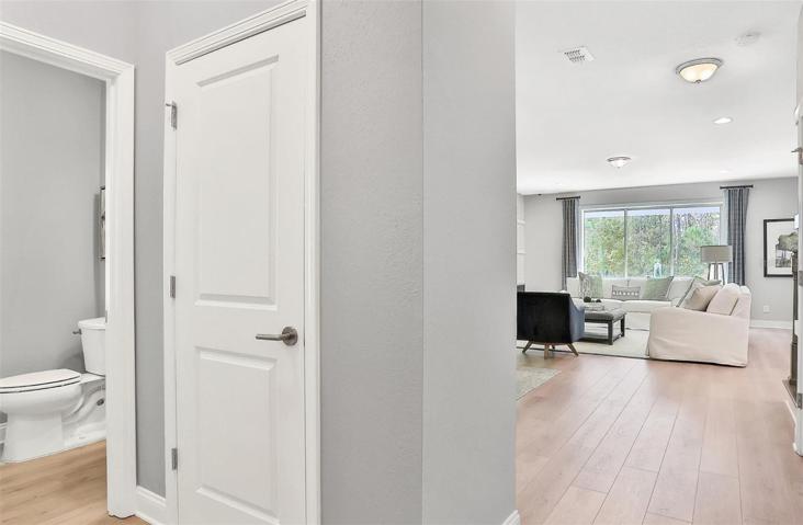 Model Home Design Only. Pictures and furnishings are for illustrative purposes only. Elevations, colors and options may vary. Furniture is for model home staging only.