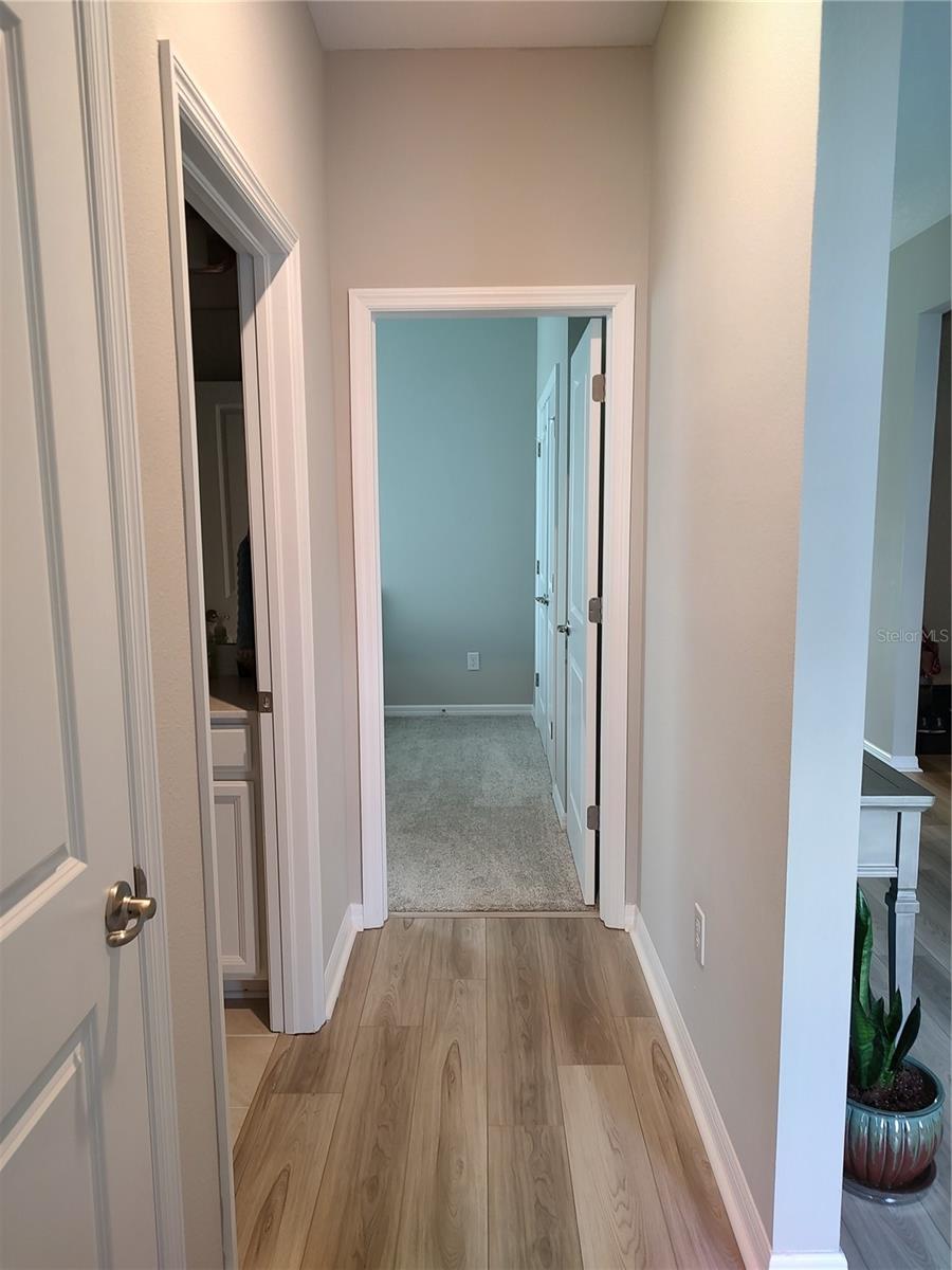 Hallway and Linen Closet