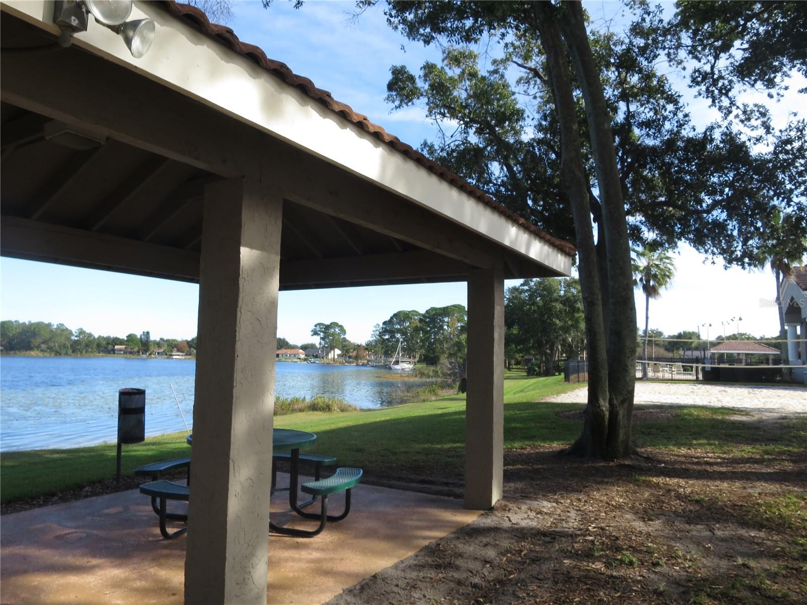 Volleyball Court and Resting area