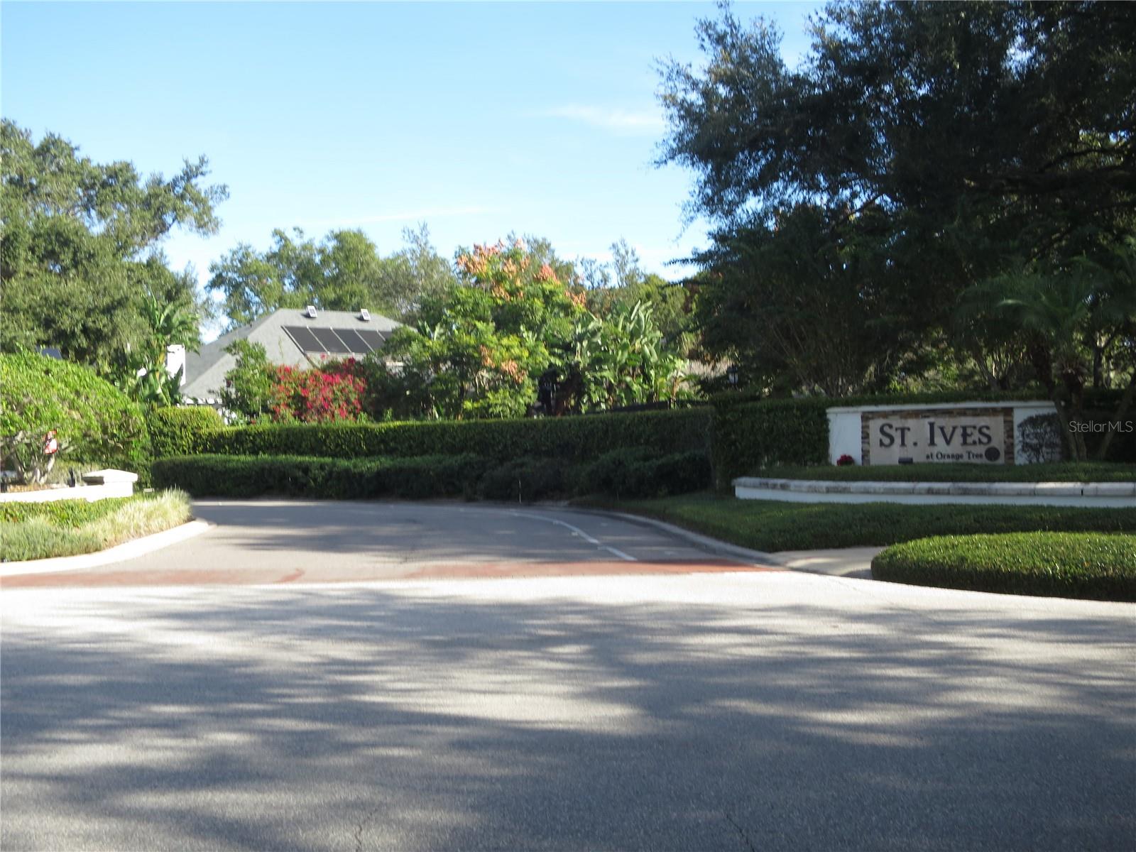 St. Ivis Section Entrance in Orange Tree Golf Community