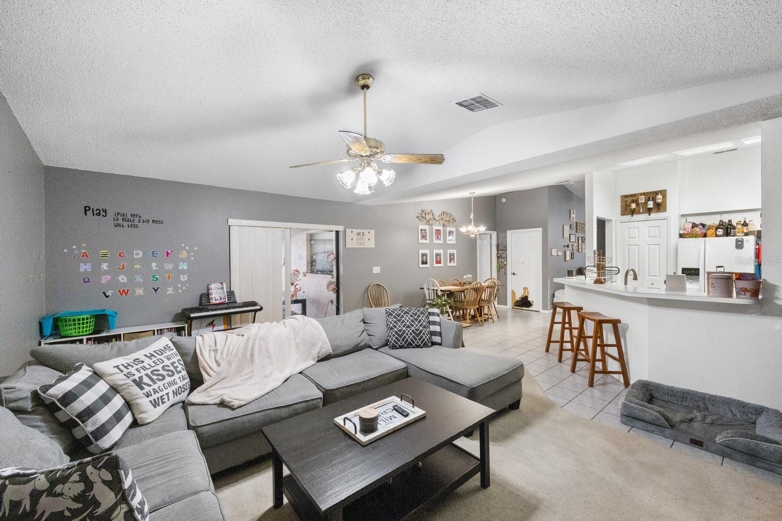 Open floor plan