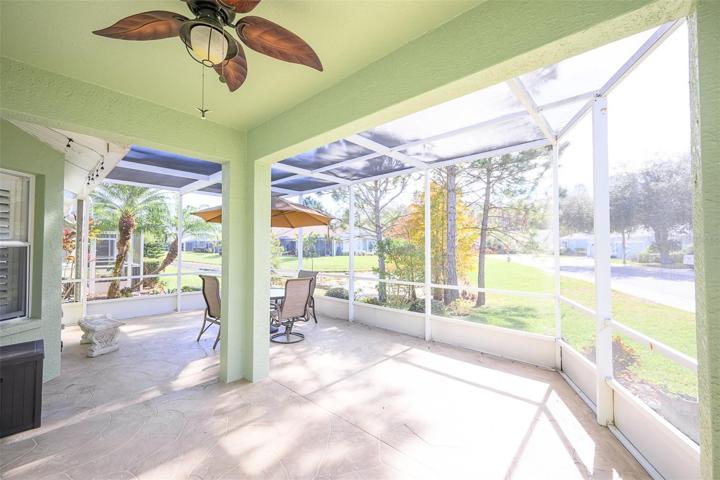 Full covered patio