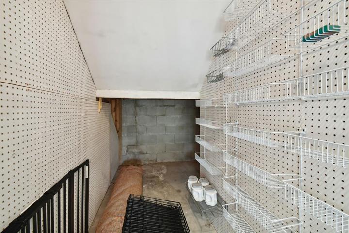 Extra storage area.