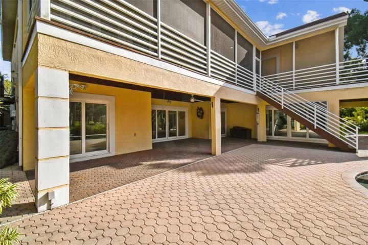 Covered patio.