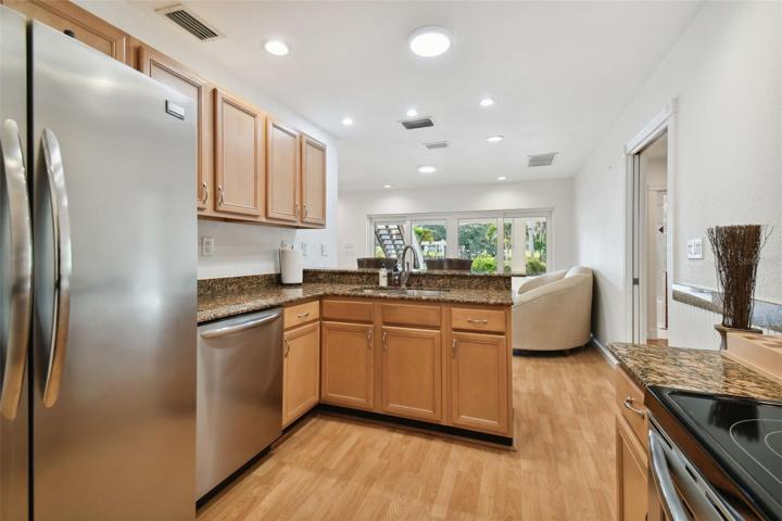 Granite countertops.