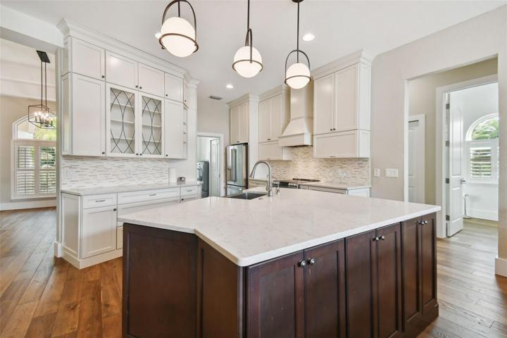 Updated gourmet chef kitchen.