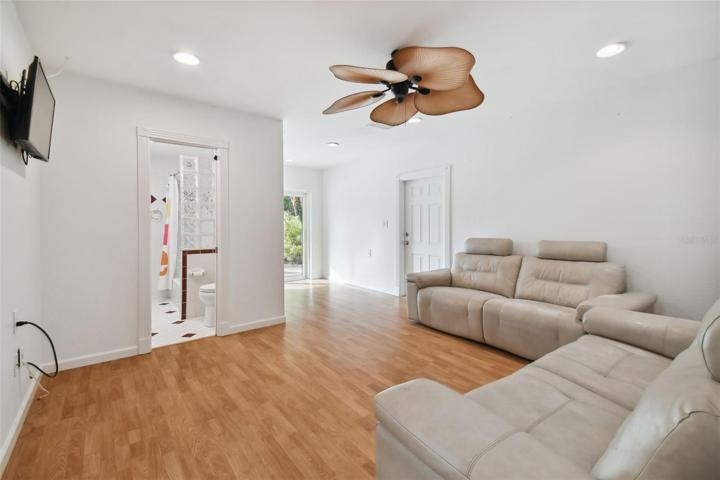 Downstairs bonus room