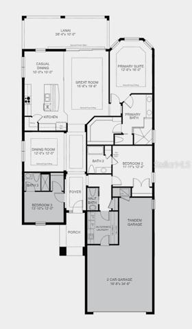 Structural options include: Tandem garage, interior door upgrade 8' package, single pocket door at bath 2.