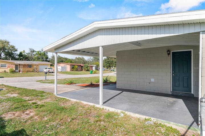Car Port and Drive Way