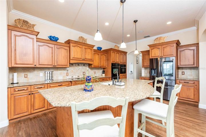 Gourmet Kitchen - Granite Counter Tops, Maple Cabinetry,