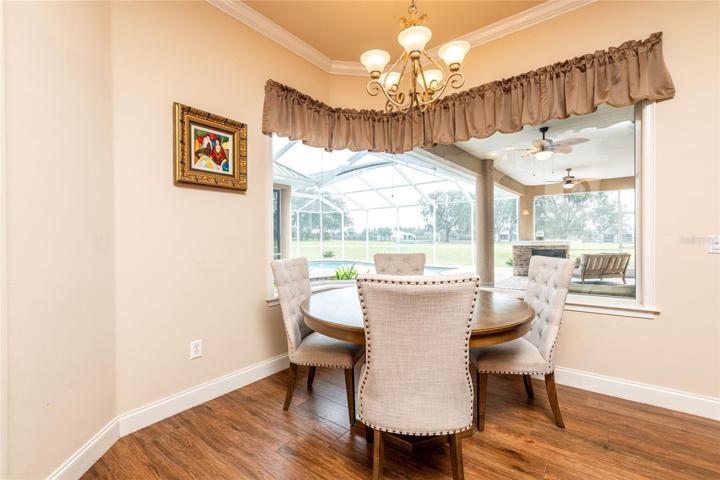 Breakfast Nook Overlooking the Pool