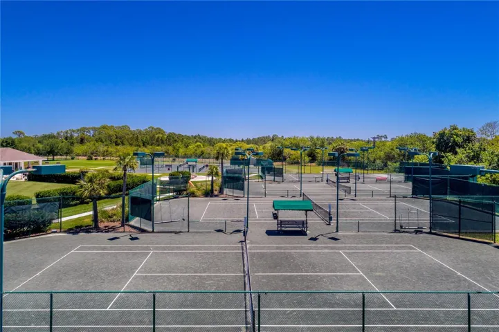 Community Pickle Ball Courts.