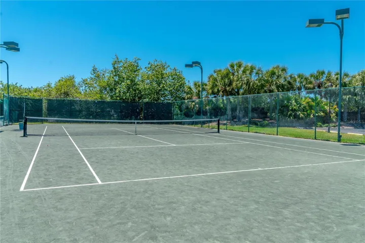 Community Tennis Court.