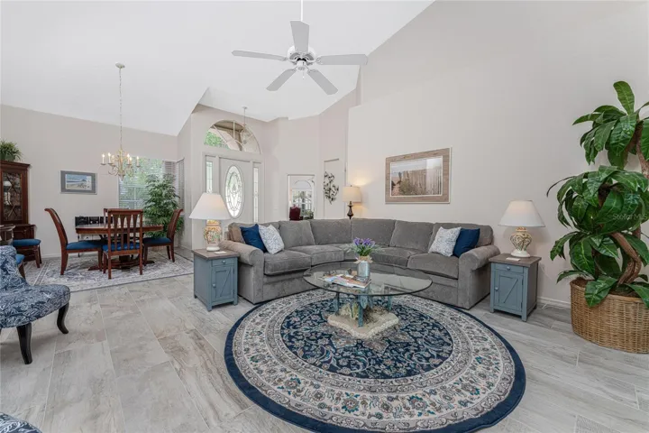 Notice the new ceramic tile plank flooring in here!