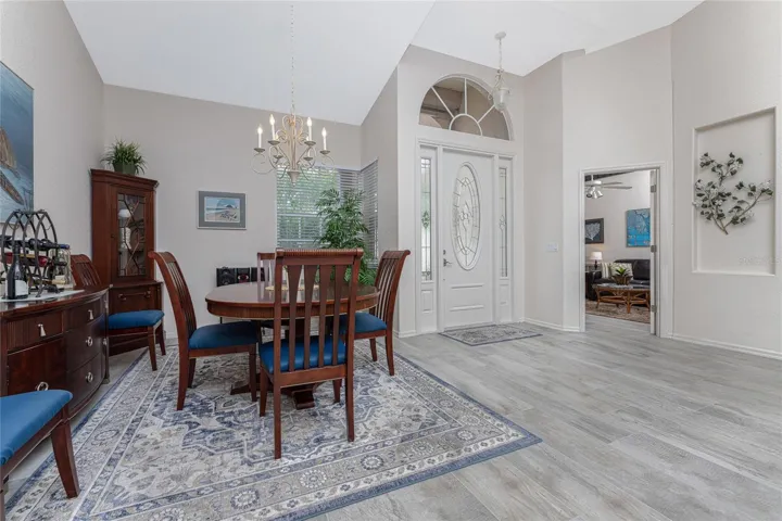 This home features a very open floor plan.
