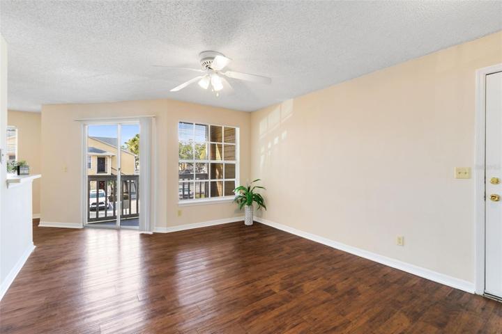 Living Room with View to Patio