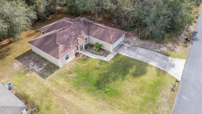 Aerial Side View of Home