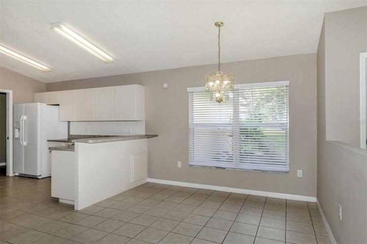 Open Tiled Dining Area