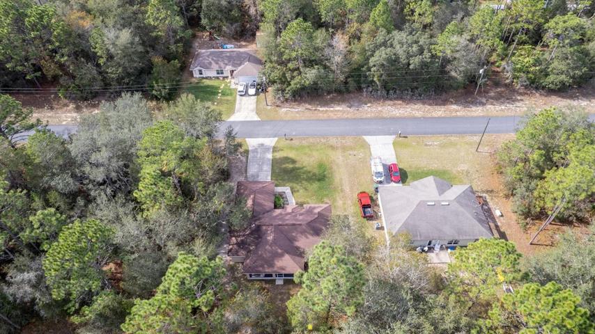 Aerial Back View of Home