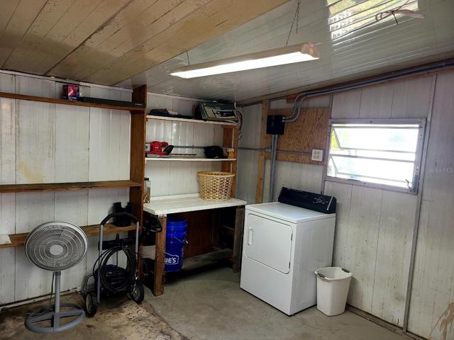 Storage Shed/WorkshopDryer Utility Room