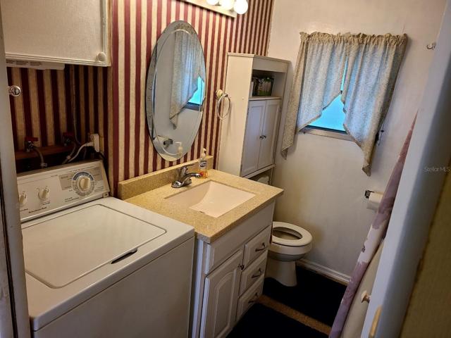 Hall Bath w/ Washer