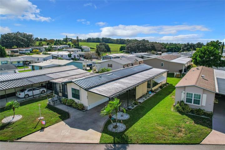 Aerial of the home