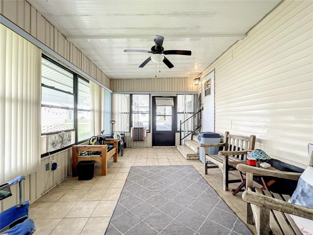 This room has a tiled floor