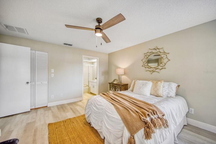 Spacious master suite with walk in closet~