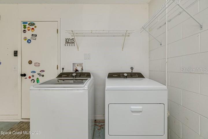 Laundry In Garage
