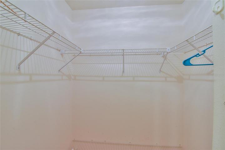 1 of 2 master walk in closets