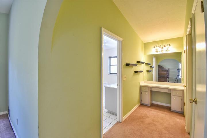 Master separate vanity